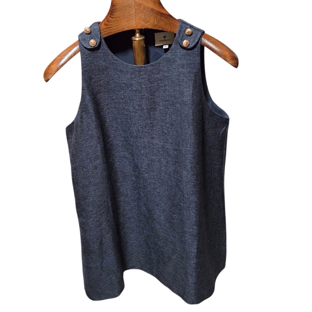 Tuckernuck Charcoal Sleeveless A-Line Mini Dress - Picture 2 of 6